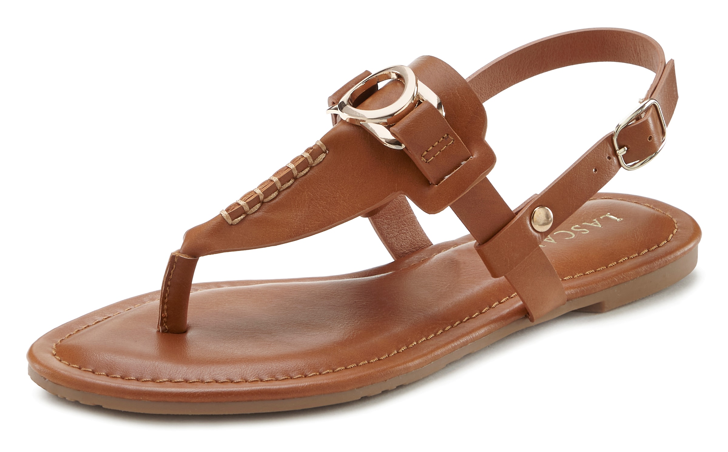 LASCANA Klipklappere i brun: forside