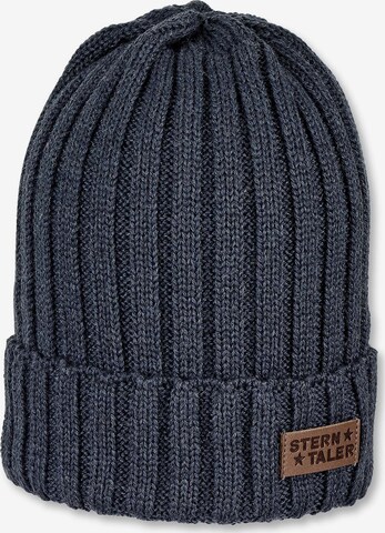 STERNTALER Beanie in Blue: front