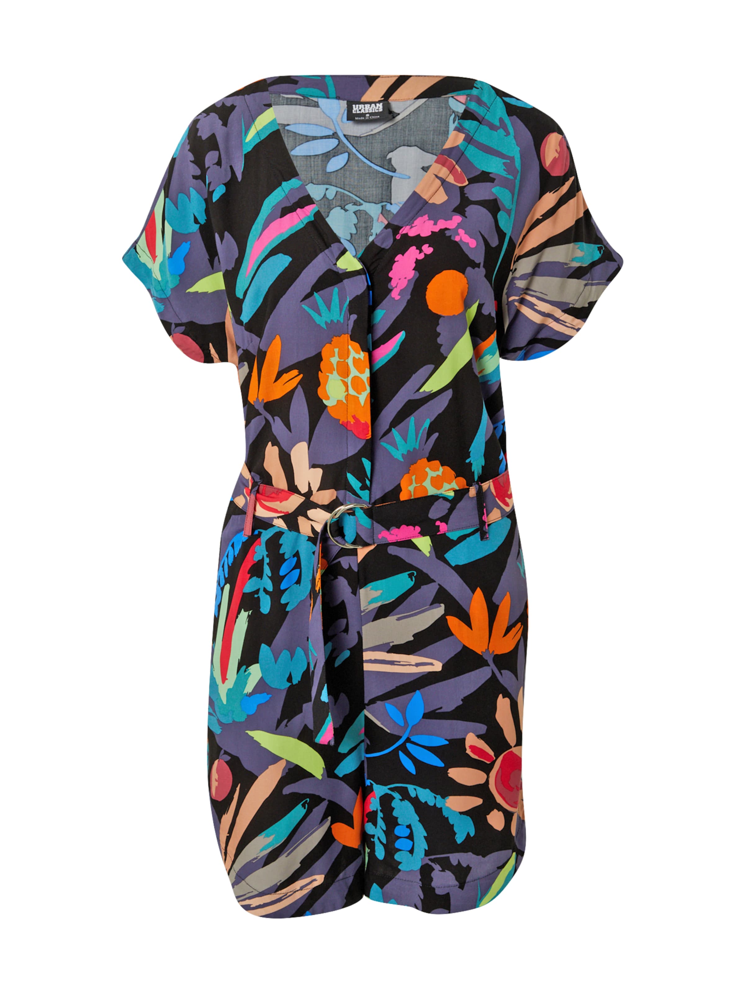 Urban Classics - Jumpsuit en negro: frente