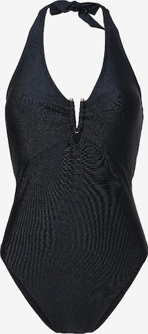 LingaDore T-Shirt Uimapuku värissä musta: etupuoli