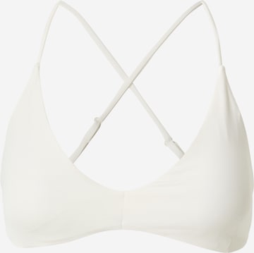 ICANIWILL Bustier Urheilurintaliivit 'Nimble' värissä valkoinen: etupuoli