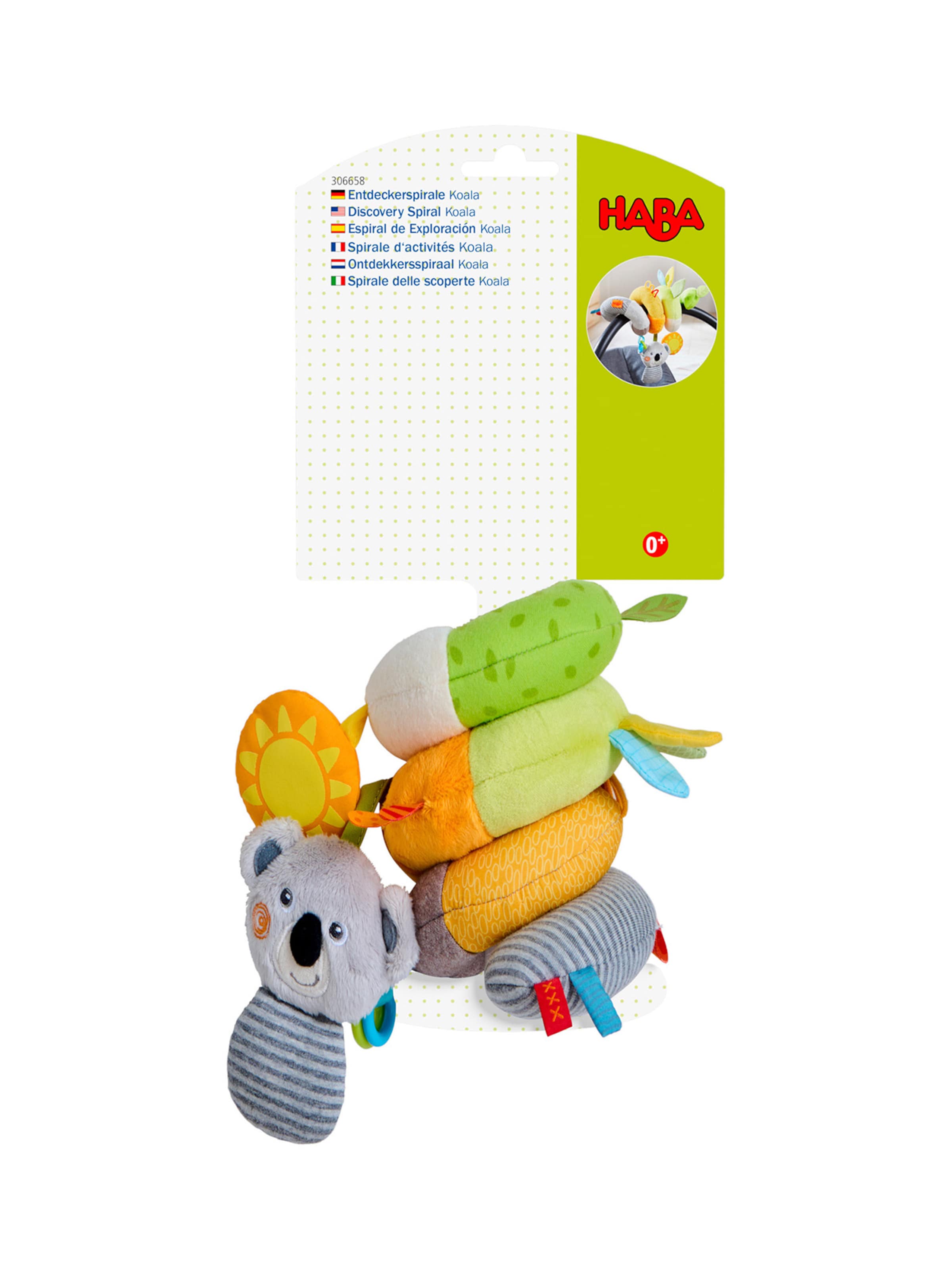 HABA Kinderwagenkette ' Entdeckerringel Koala ' in Mischfarben: Vorderseite