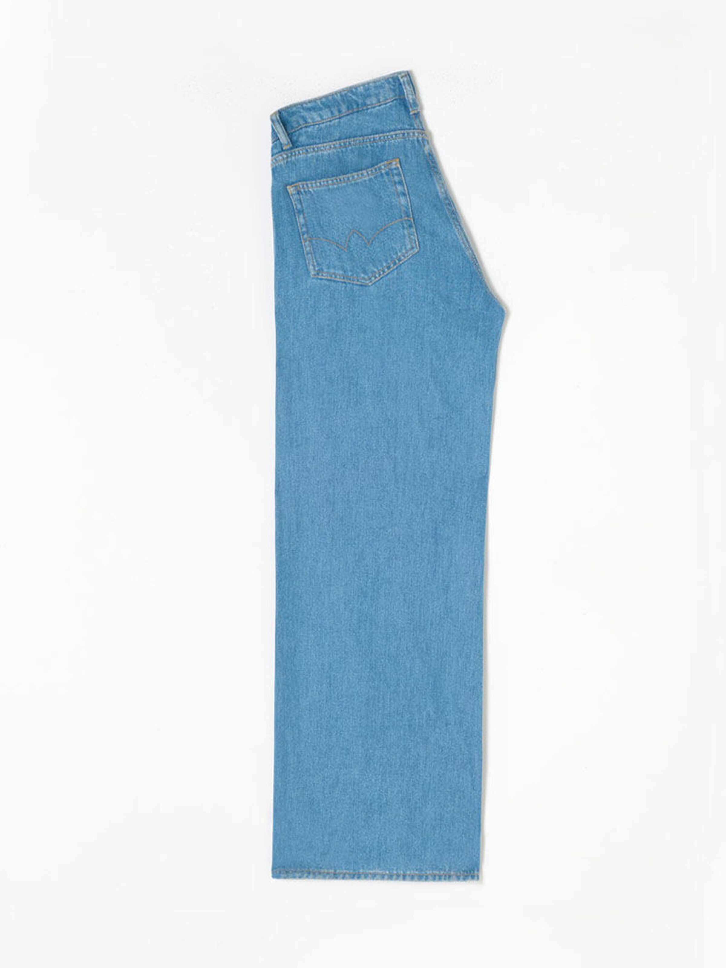 Wide Leg Jean 'Victoria' Le Temps Des Cerises en bleu