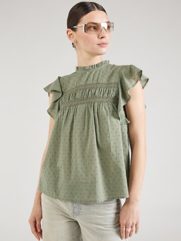 VERO MODA Blouse 'TRINE' in Green: front