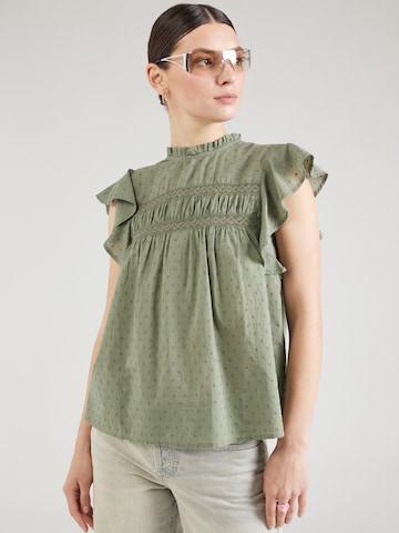 Camicia da donna 'TRINE' di VERO MODA in verde: frontale