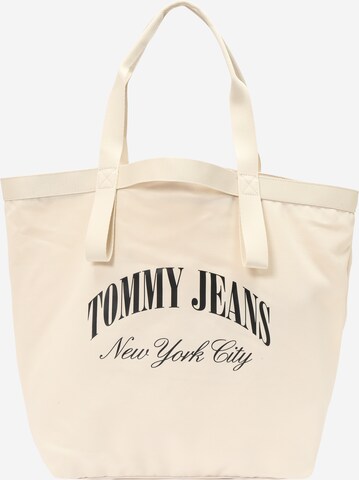 Tommy Jeans Ostoskassi värissä beige: edessä