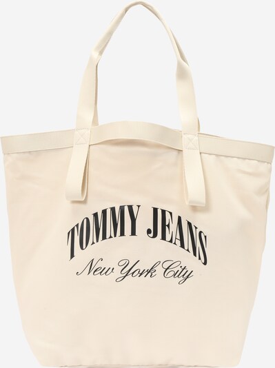 Plase de cumpărături Tommy Jeans pe fildeş / negru, Vizualizare produs