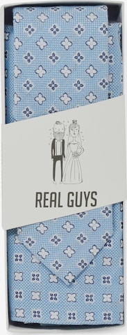 Cravate Real Guys en bleu : devant