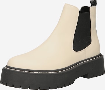 STEVE MADDEN Chelsea boots 'VEERLY' in Beige: voorkant