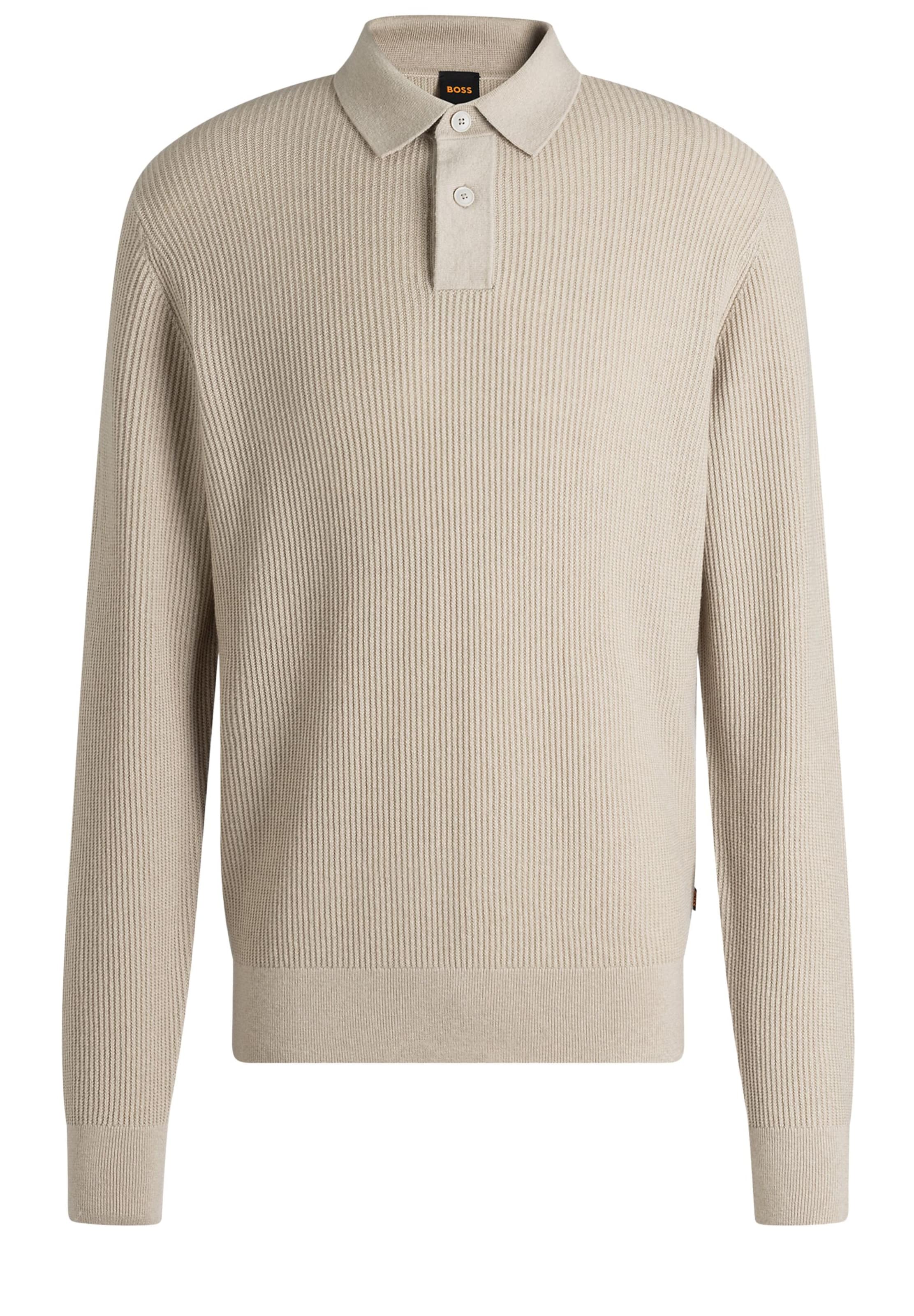BOSS Sweater in Beige: front