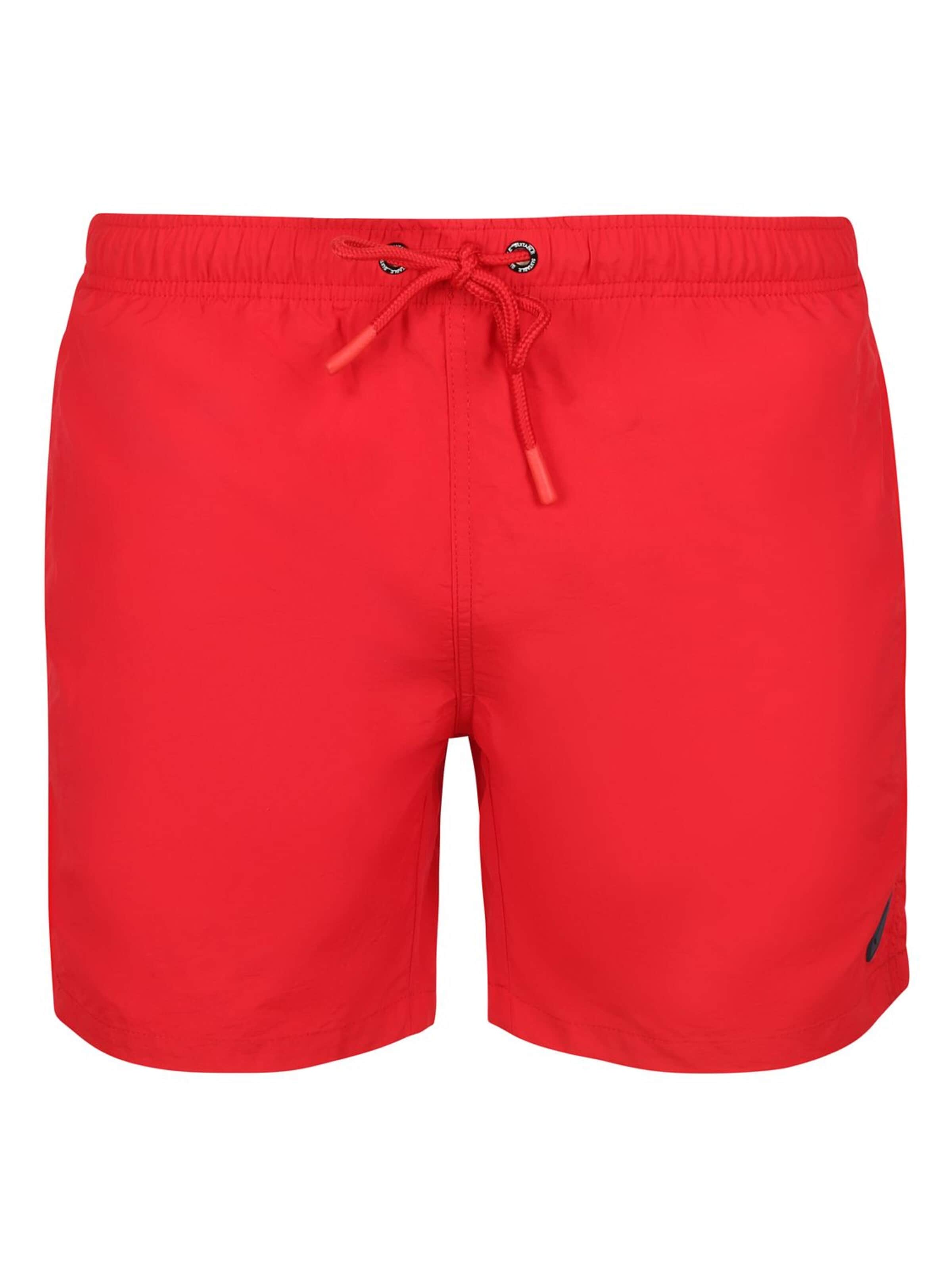 Suitable Board Shorts in Red: front