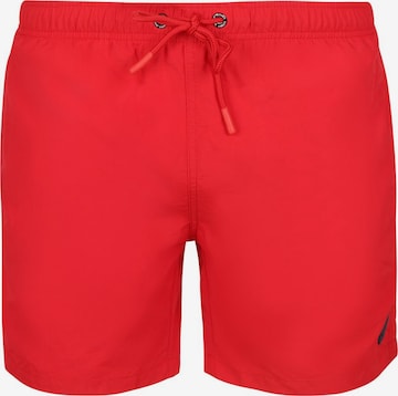 Suitable Board Shorts in Red: front