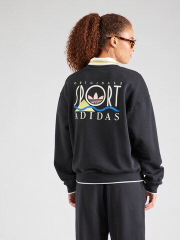 Sweat-shirt ADIDAS ORIGINALS en noir : devant
