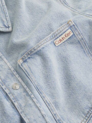 Calvin Klein Jeans Средняя посадка Рубашка в Синий
