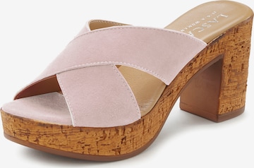 LASCANA Mules in Pink: front