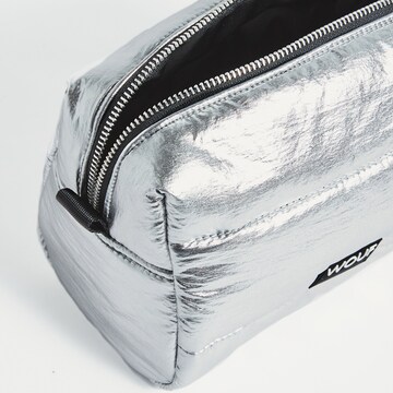 Wouf Toilettas 'Glossy' in Zilver