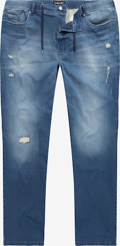 Men Plus Jeans in Blau: Vorderseite