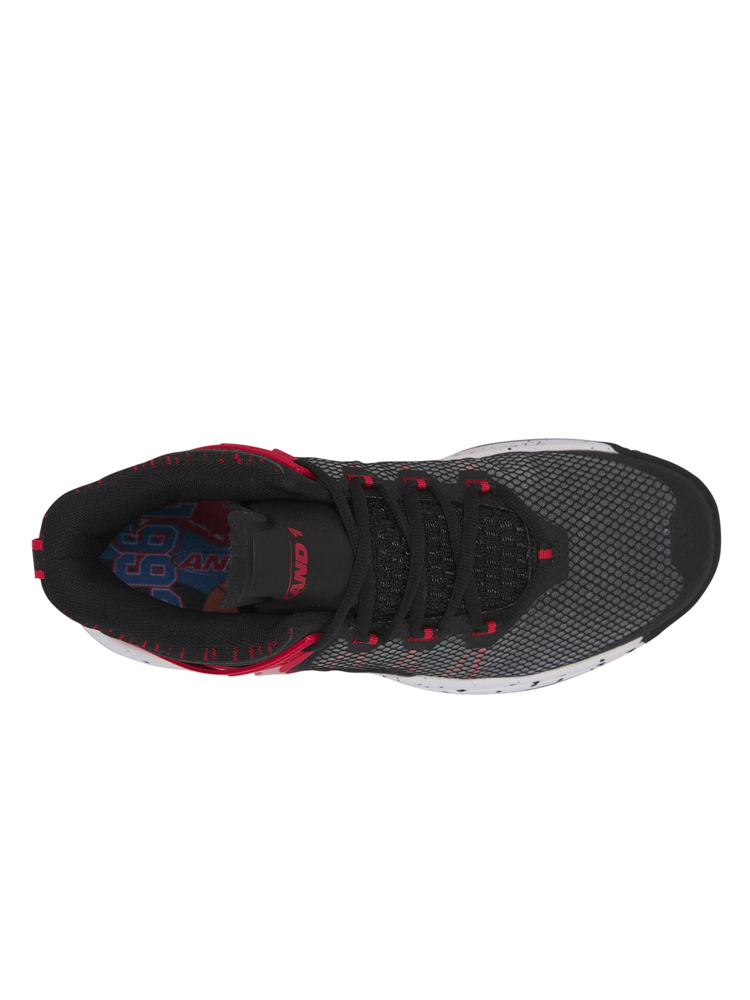 AND1 Sneakers hoog 'Turnaround' in Zwart