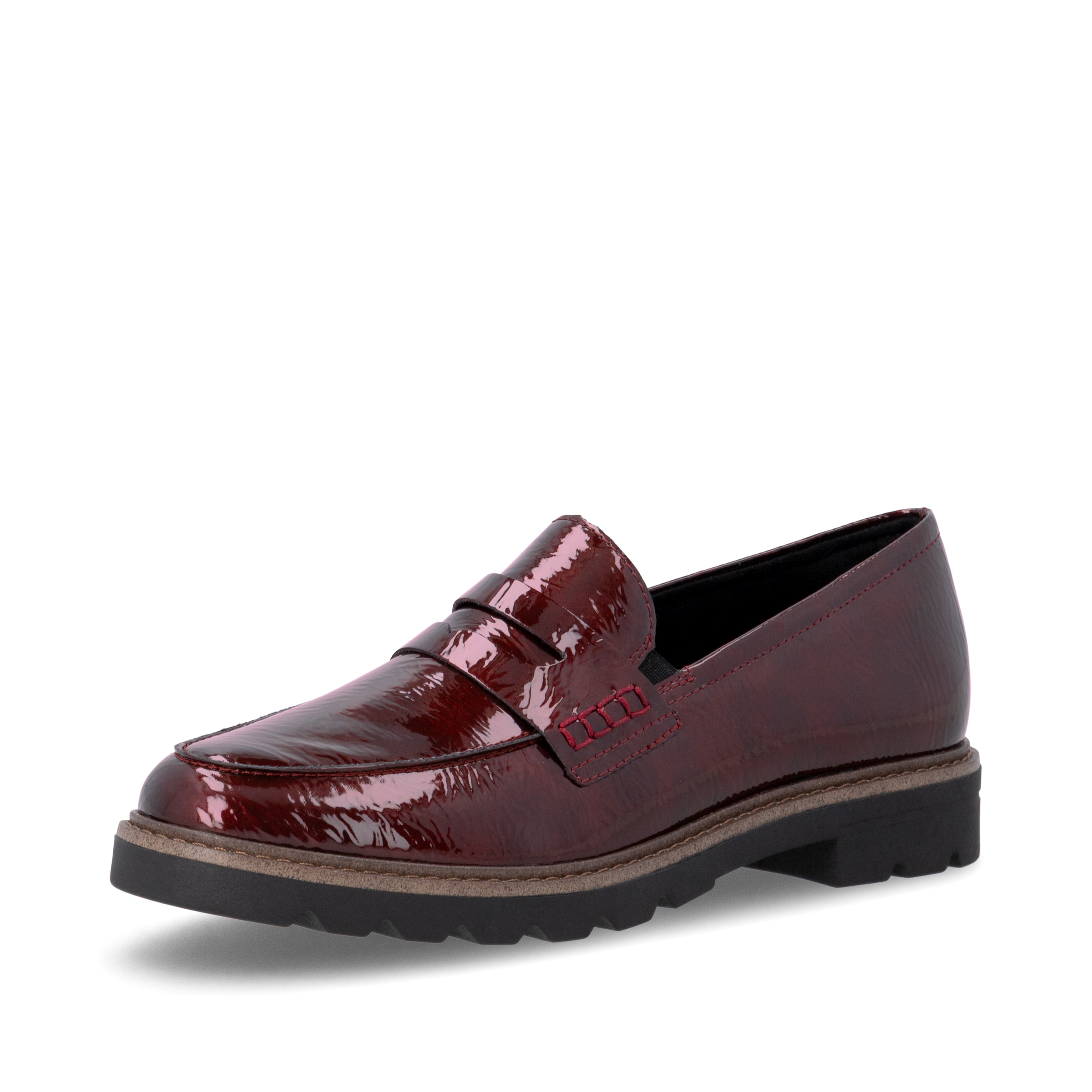 Chaussure basse REMONTE en rouge : devant