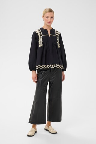 CULTURE - Blusa 'Viba' en negro