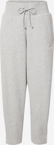 Nike Sportswear - Calças 'PHNX FLC' em cinzento: frente