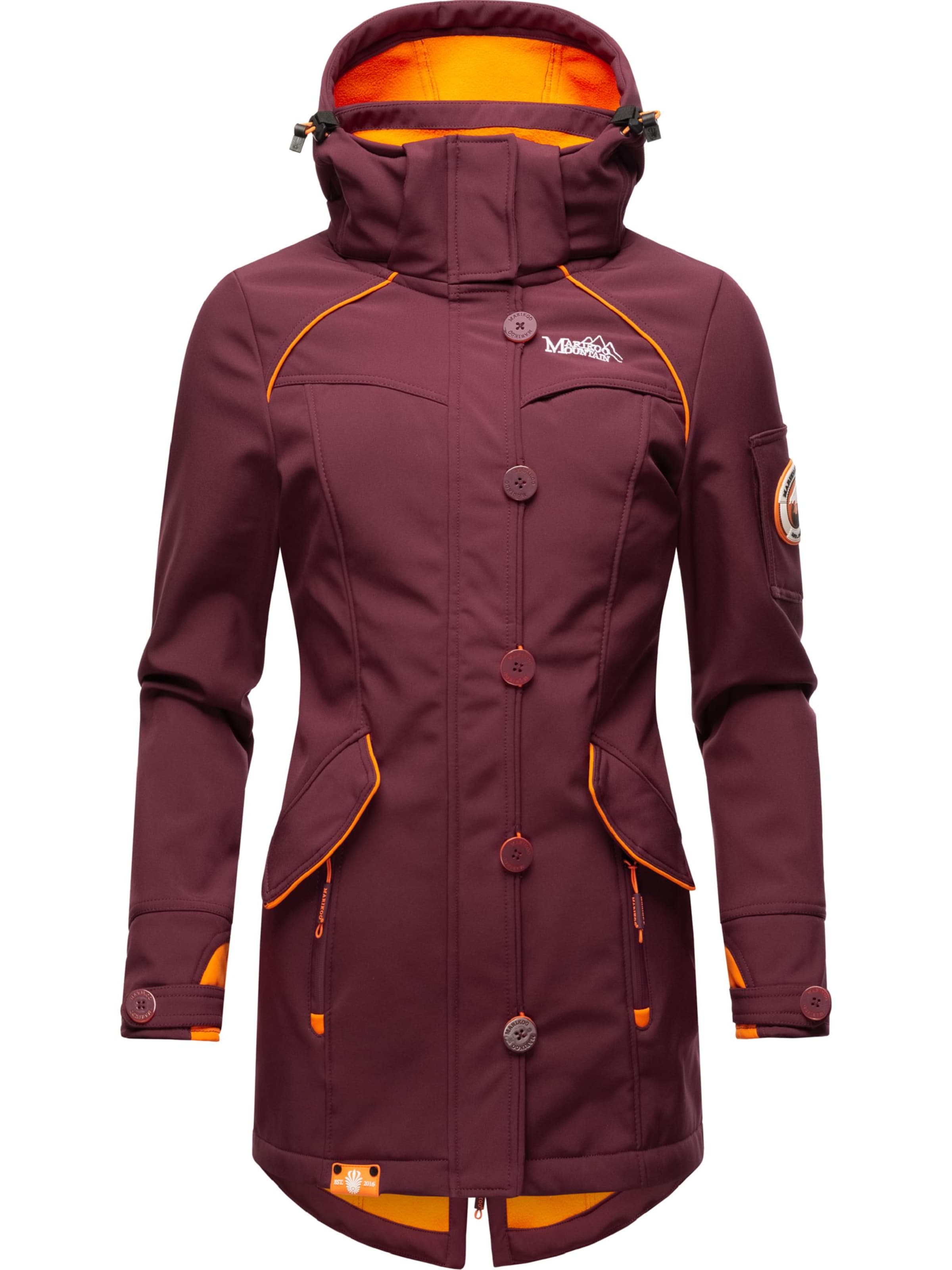 Giacca funzionale 'Soulinaa' di MARIKOO in rosso: frontale