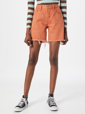 Regular Jean '501® 90s Short' LEVI'S ® en orange : devant