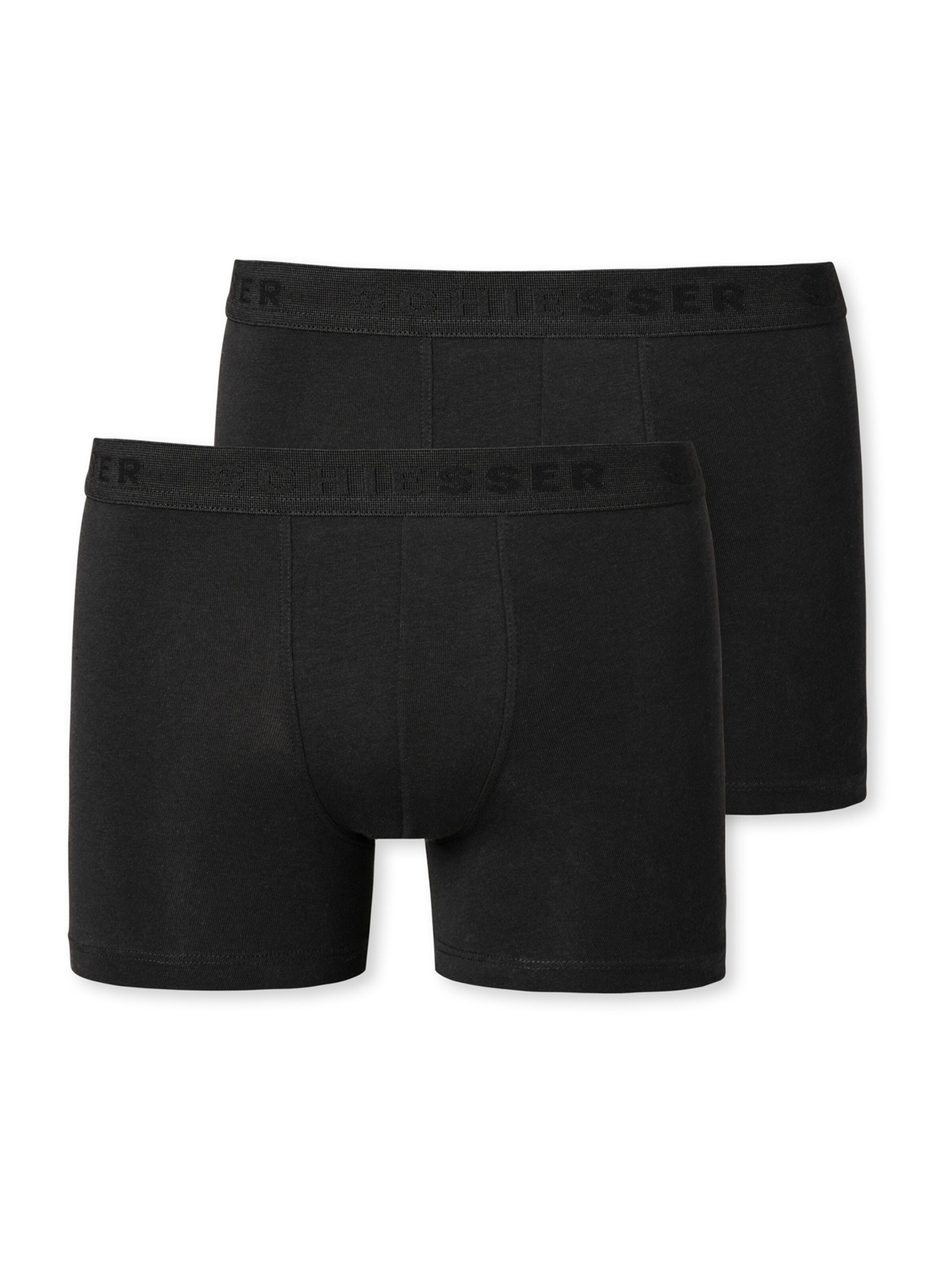 SCHIESSER Spodní prádlo – černá: přední strana