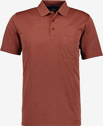 Ragman Shirt in Bruin: voorkant