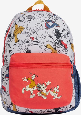 ADIDAS PERFORMANCE Sports Backpack 'Disneys Micky Maus' in White: front