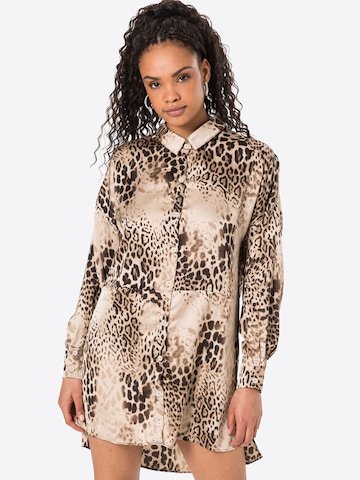 Missguided Blousejurk in Bruin: voorkant