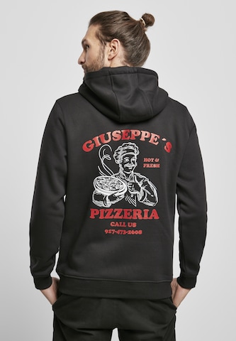 MT Men Sweatshirt 'Giuseppe's Pizzeria' in Schwarz: Vorderseite