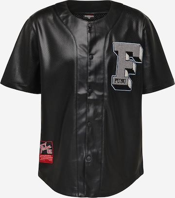 FUBU Regular fit Button Up Shirt in Black: front