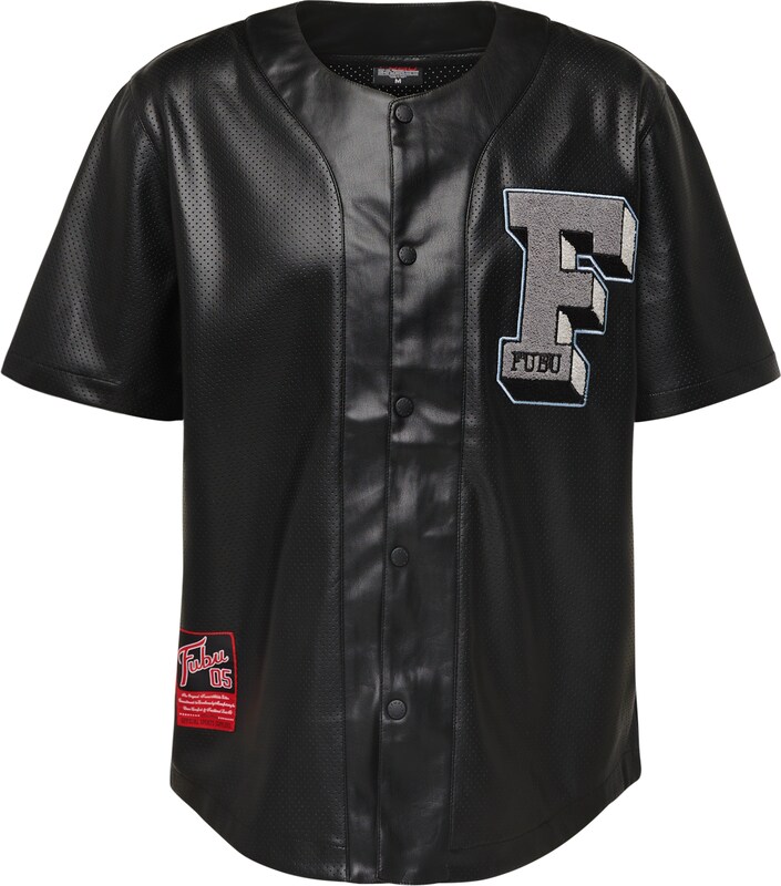 FUBU Regular Fit Hemd in Schwarz YC6046 FUBU Regular Fit Hemd in Schwarz YC6046