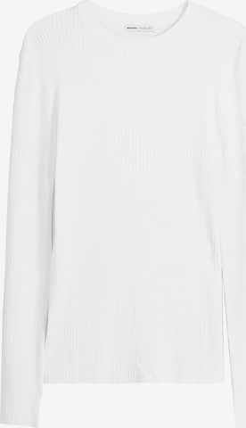 Pullover di Bershka in bianco: frontale