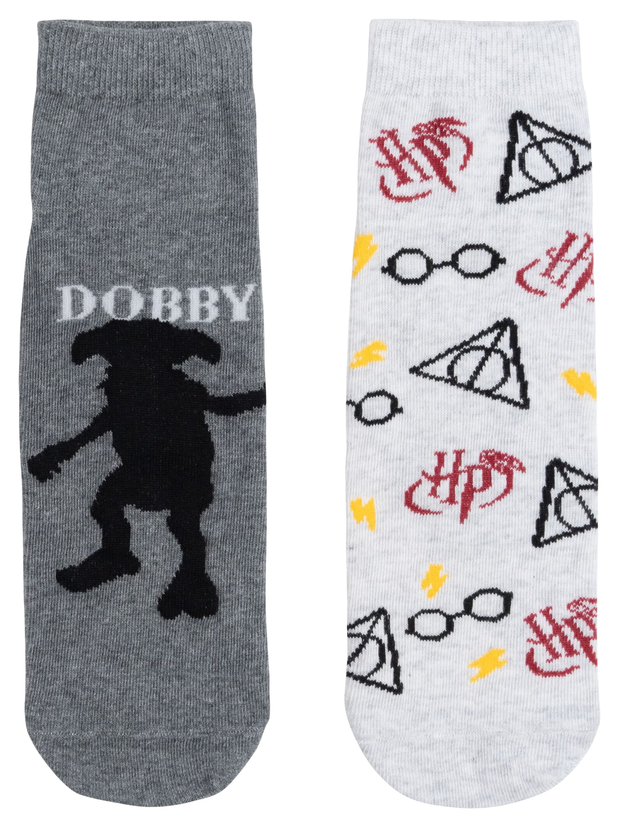 Harry Potter Socks 'Hogwarts' in Grey