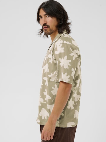 Coupe regular Chemise 'Klampo' Matinique en marron