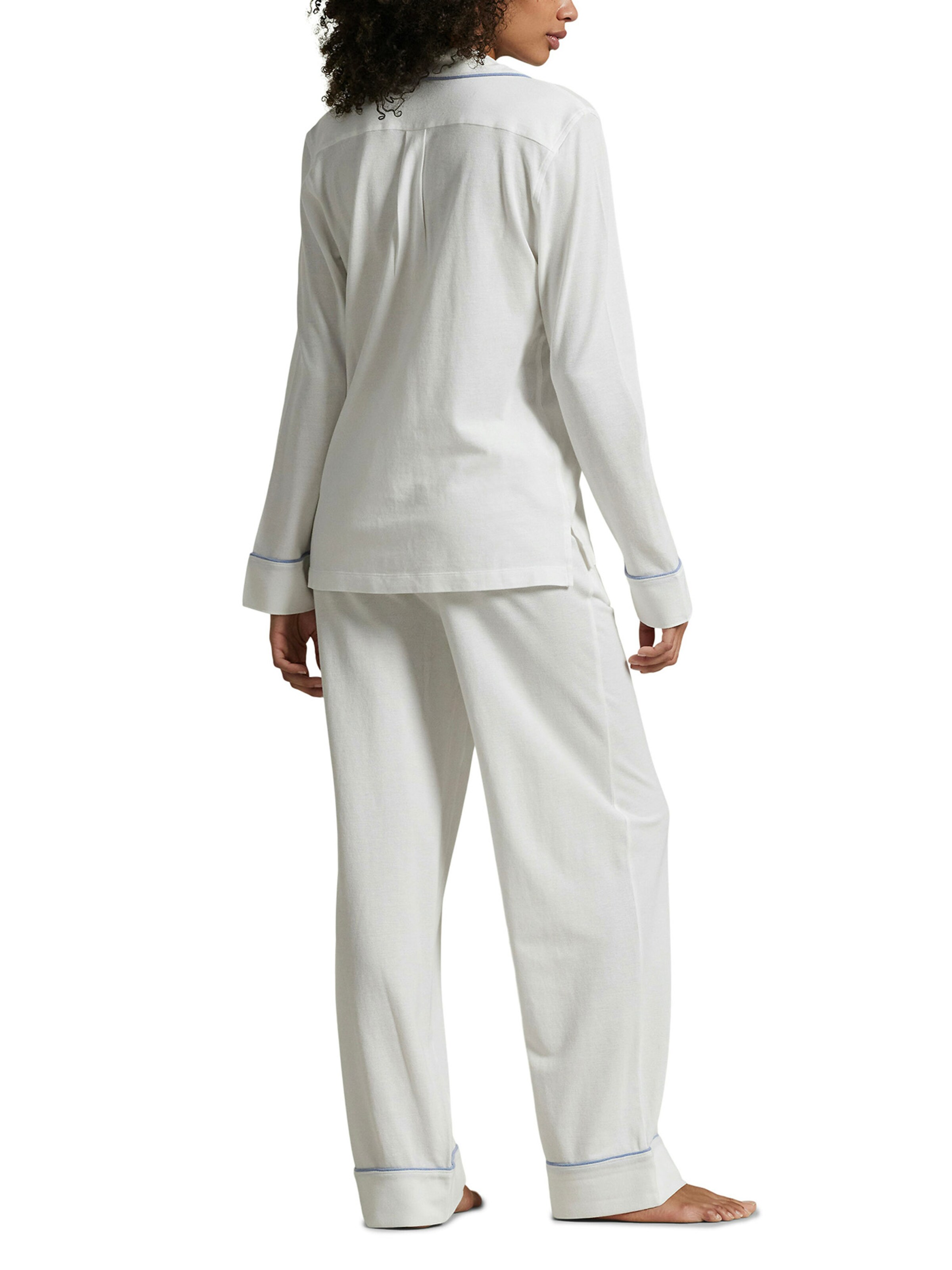 Pyjama ' Knit Oxford ' Polo Ralph Lauren en blanc