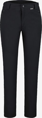 Coupe slim Pantalon outdoor 'Daviston' ICEPEAK en noir : devant