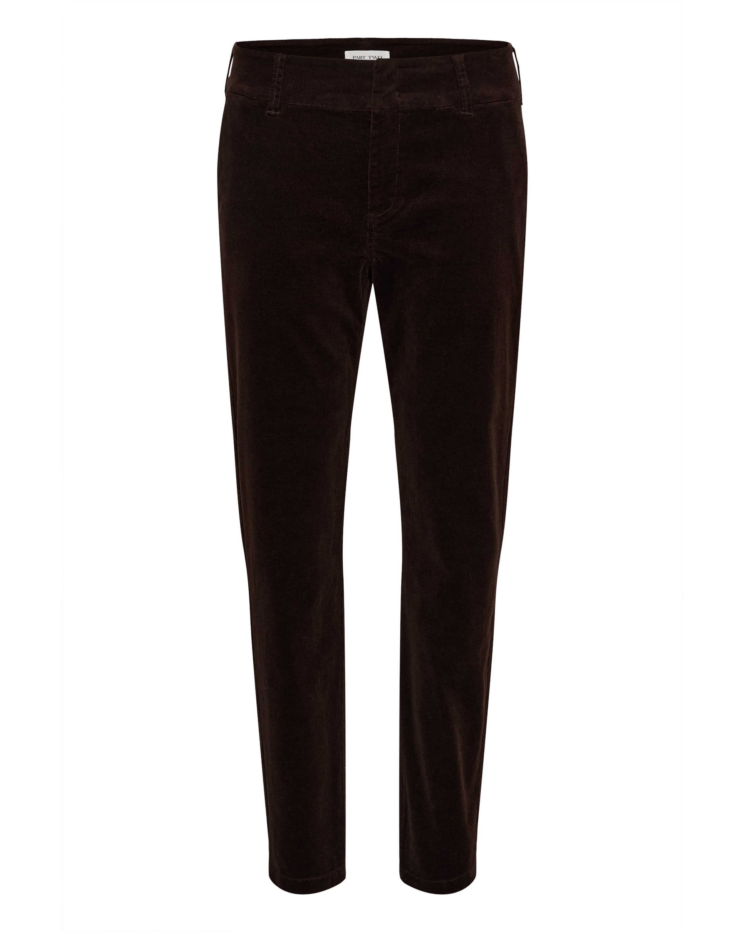 Pantalon Part Two en marron : devant