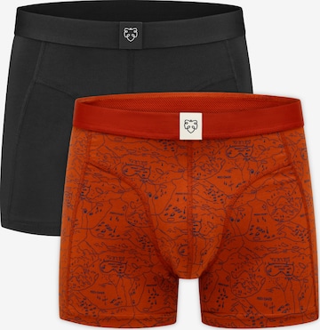 Boxers 'Ginger Scoutmap' A-dam en rouge : devant