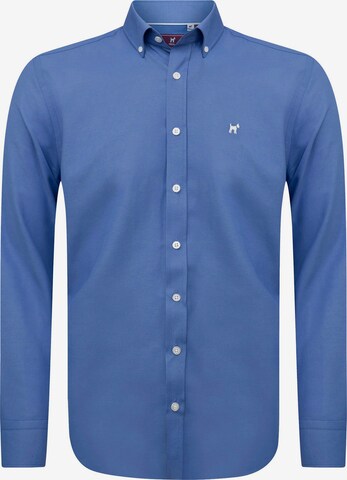 Williot Regular Fit Hemd 'Oxford' in Blau: predná strana