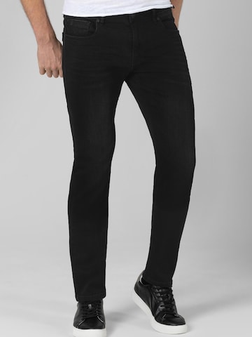 TIMEZONE Regular Jeans 'Slim EduardoTZ' in Black: front