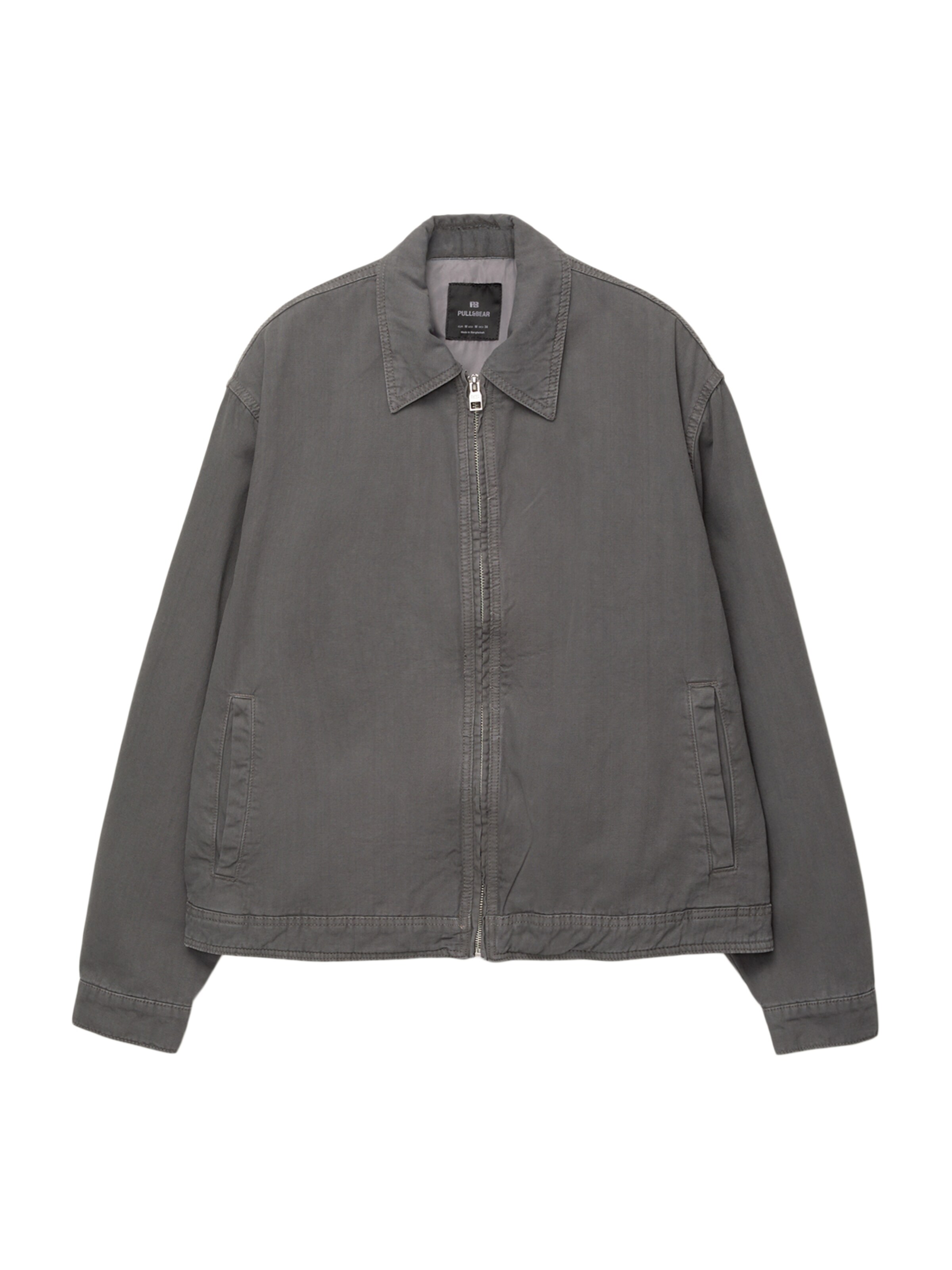 Pull&Bear Övergångsjacka i svart denim, Produktvy