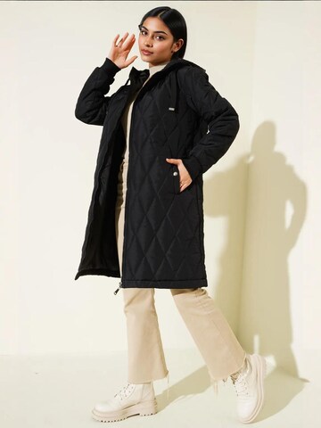 Bigdart - Sobretudo meia-estação em preto