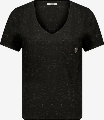 T-shirt 'KELLIE' Deeluxe en noir : devant