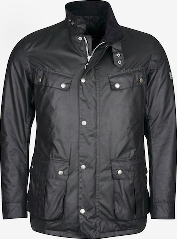 Barbour International Between-Season Jacket 'Tourer Duke' in Black: front