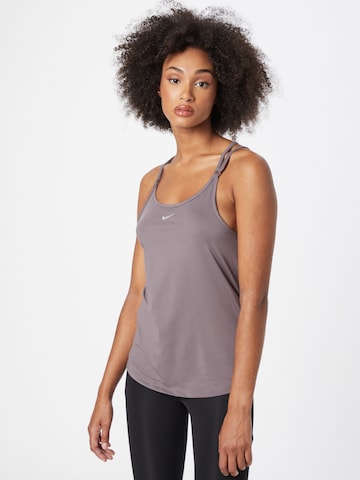 NIKE Sports Top in Purple: front