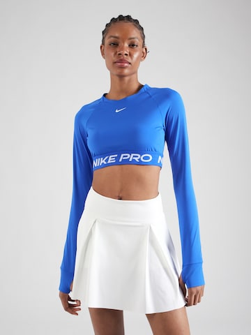 NIKE Functioneel shirt 'PRO' in Blauw: voorkant