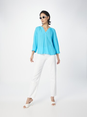 COMMA Blouse in Blauw